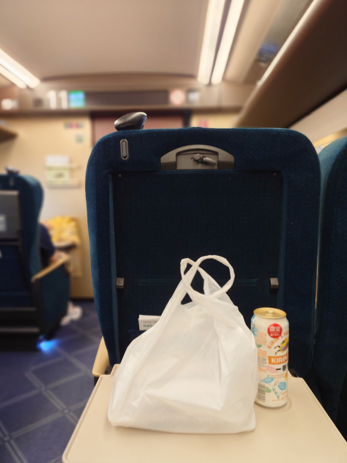 新幹線グリーン車の座席